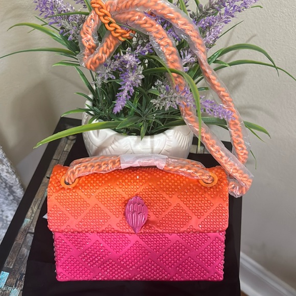 Kurt Geiger 2
Mini Kensington Embellished Fabric Convertible Crossbody Bag - Picture 11 of 13